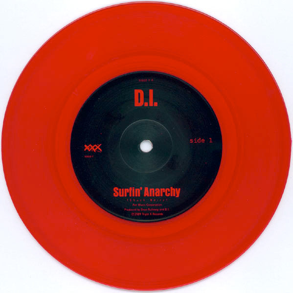 D.I. : Surfin' Anarchy (7", Single, Red)