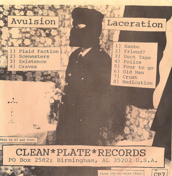 Avulsion / Laceration (2) : Avulsion / Laceration (7")