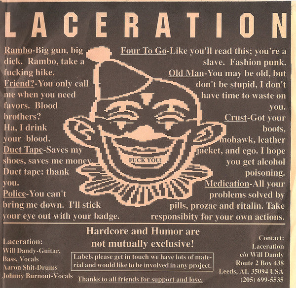 Avulsion / Laceration (2) : Avulsion / Laceration (7")