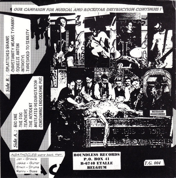 Agathocles : Back To 1987 (7", EP)