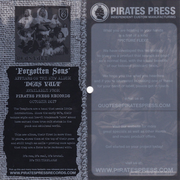 The Templars : Forgotten Souls (Flexi, 7", S/Sided, Pic, Promo)