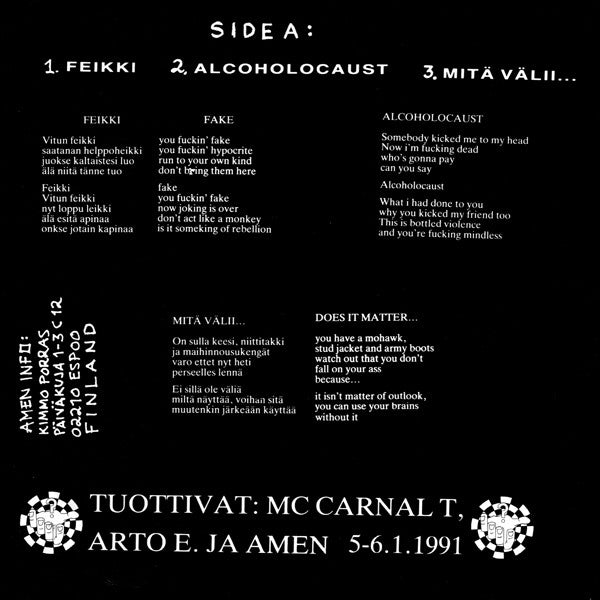 Amen (4) : Feikki (7", EP)