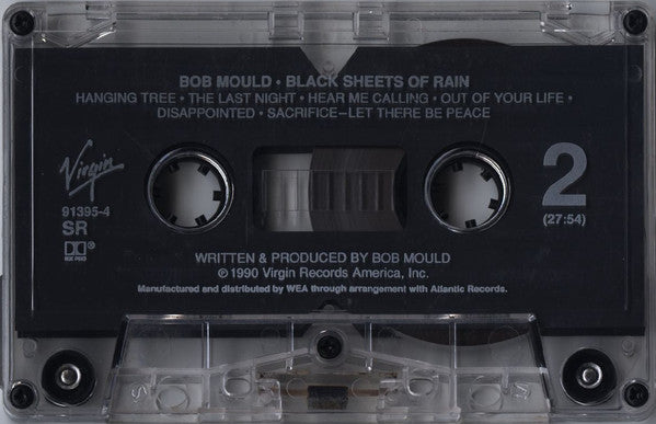 Bob Mould : Black Sheets Of Rain (Cass, Album)