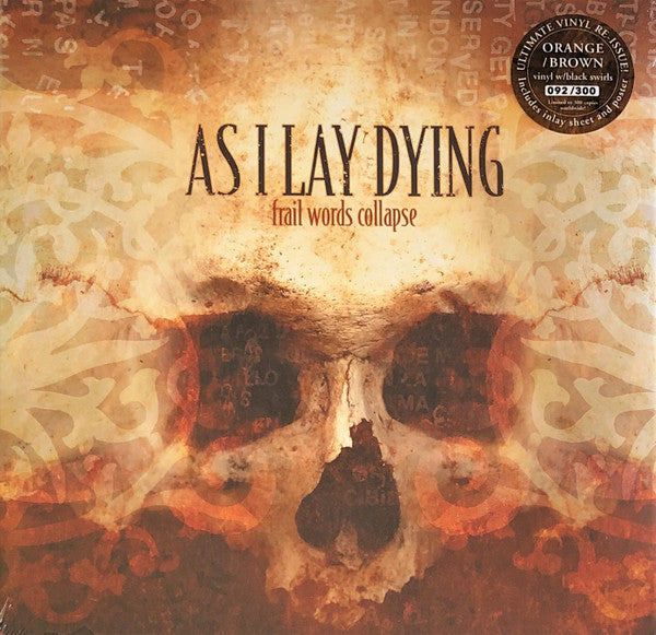As I Lay Dying : Frail Words Collapse (LP, Album, Ltd, Num, RE, Ora)