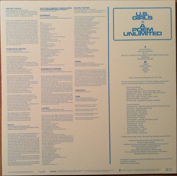 U.S. Girls : In A Poem Unlimited (LP, Album)