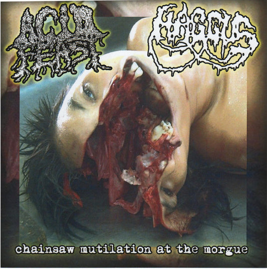 Acid Feast / Haggus : Chainsaw Mutilation At The Morgue (7")