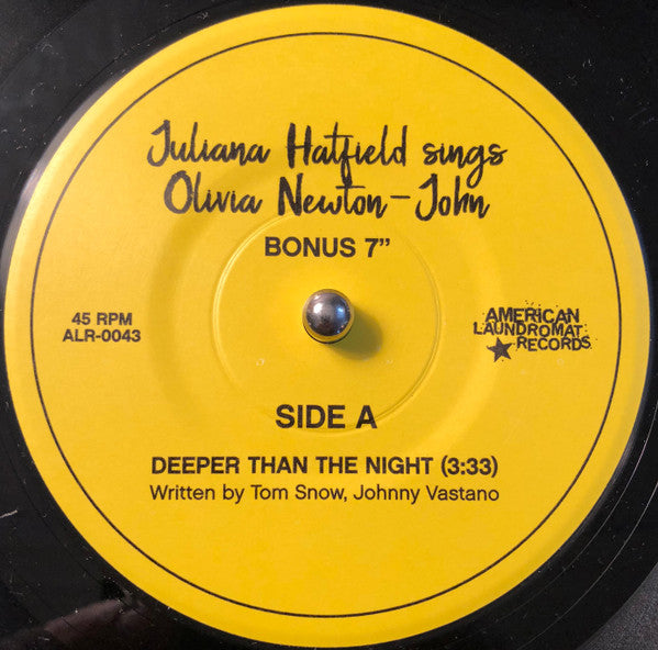 Juliana Hatfield : Juliana Hatfield Sings Olivia Newton-John Bonus 7" (7", Ltd)