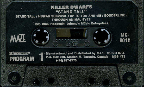 Killer Dwarfs : Stand Tall (Cass)