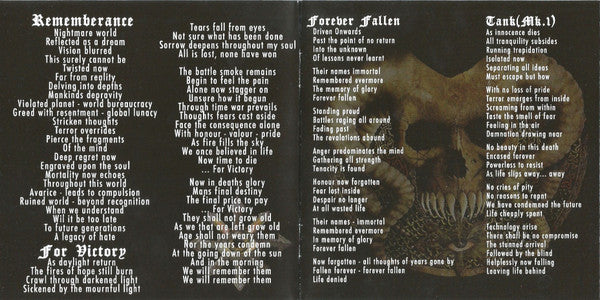 Bolt Thrower : ...For Victory (CD, Album, RE + CD, Comp)