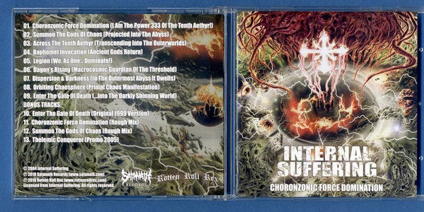 Internal Suffering : Choronzonic Force Domination (CD, Album, Ltd, RE, RM)
