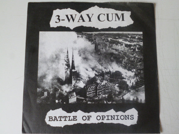 3-Way Cum : Battle Of Opinions (7", Bro)