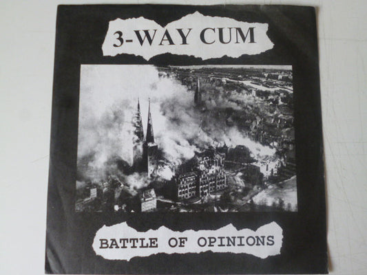 3-Way Cum : Battle Of Opinions (7", Bro)
