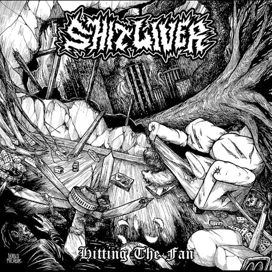 Shit Liver : Hitting The Fan (12", Num, Red)