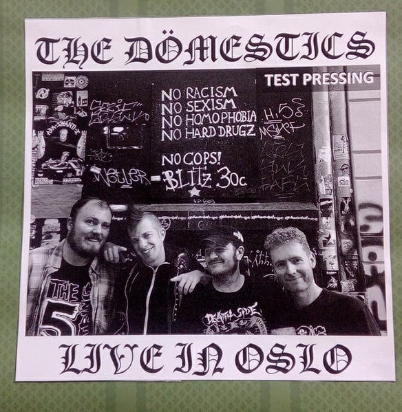 The Domestics (2) : Live In Oslo (LP, TP, W/Lbl)