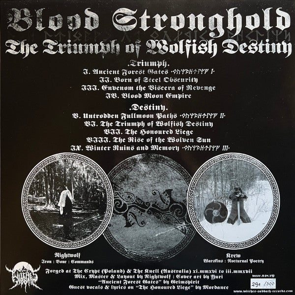 Blood Stronghold : The Triumph Of Wolfish Destiny (LP, Album, Ltd, Num)