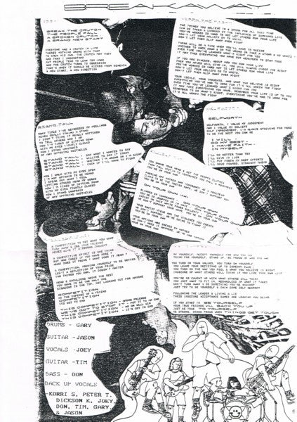 Breakaway : Breakaway (7", EP, Num, Unofficial)