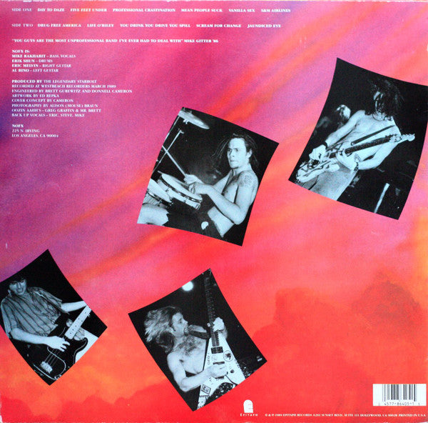 NOFX : S & M Airlines (LP, Album, RE, RP)