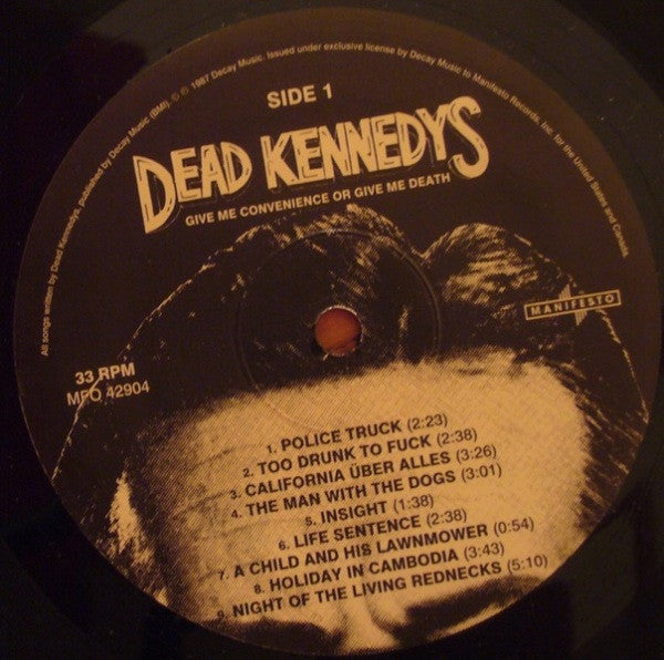 Dead Kennedys : Give Me Convenience Or Give Me Death (LP, Comp, RM)