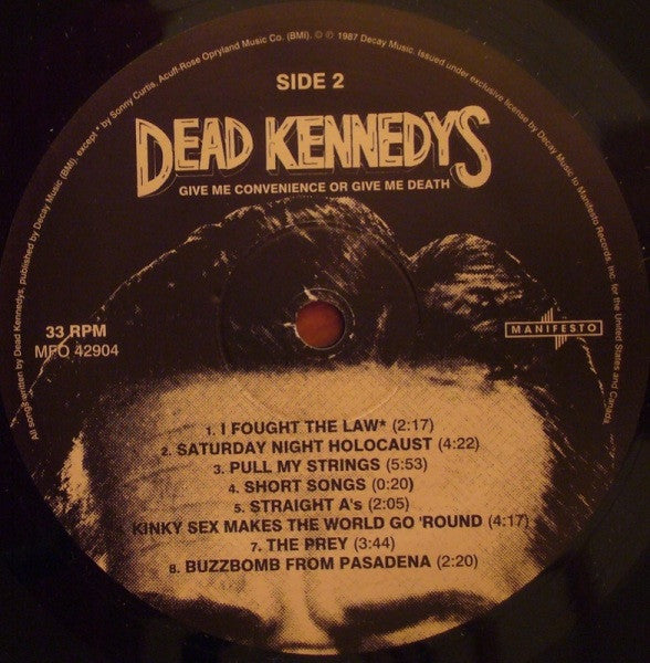 Dead Kennedys : Give Me Convenience Or Give Me Death (LP, Comp, RM)