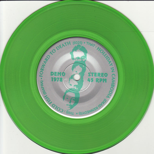 Dead Kennedys : Cold Fish (7", Ltd, Num, Unofficial, Gre)