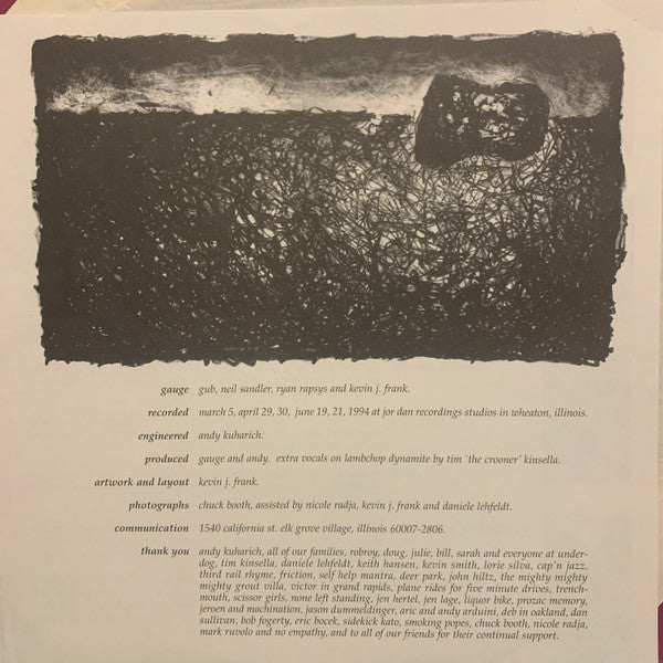 Gauge (3) : Fire Tongue Burning Stomach (LP, Album)