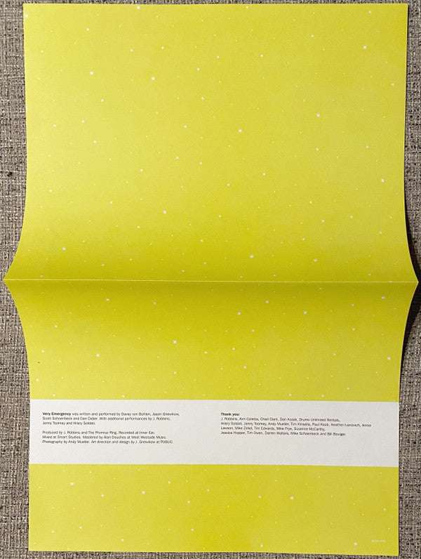 The Promise Ring : Very Emergency (LP, Album, RE)