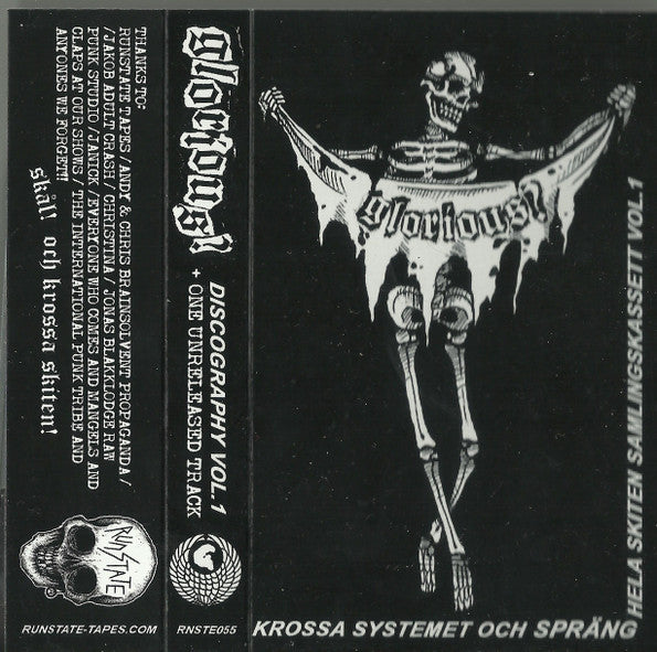 Glorious? : Krossa Systemet Och Spräng Hela Skiten Samlingskassett Vol. 1 (Cass, Comp)