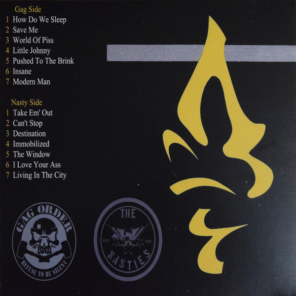 Gag Order (2) / The Nasties (4) : Gag Nasty (12", Ltd, Gre)