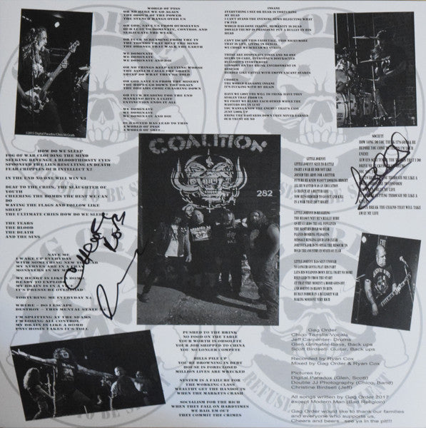 Gag Order (2) / The Nasties (4) : Gag Nasty (12", Ltd, Gre)