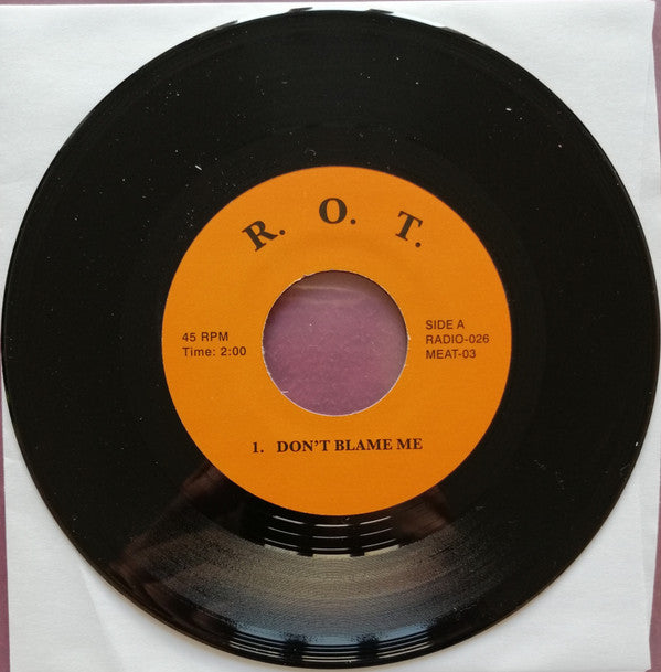 Reign Of Terror (2) : Don't Blame Me (7", RE)