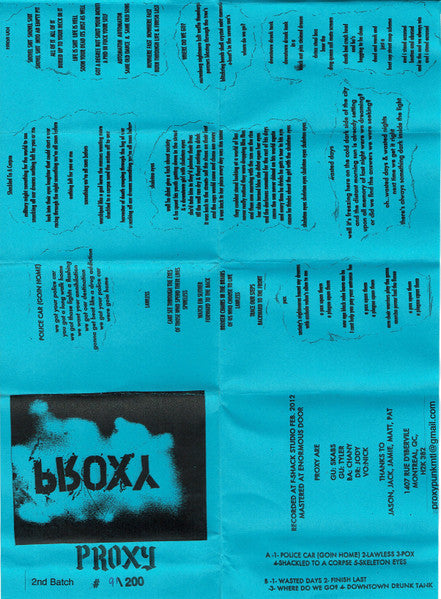 Proxy (6) : Proxy (Cass, Num, RP, Blu)