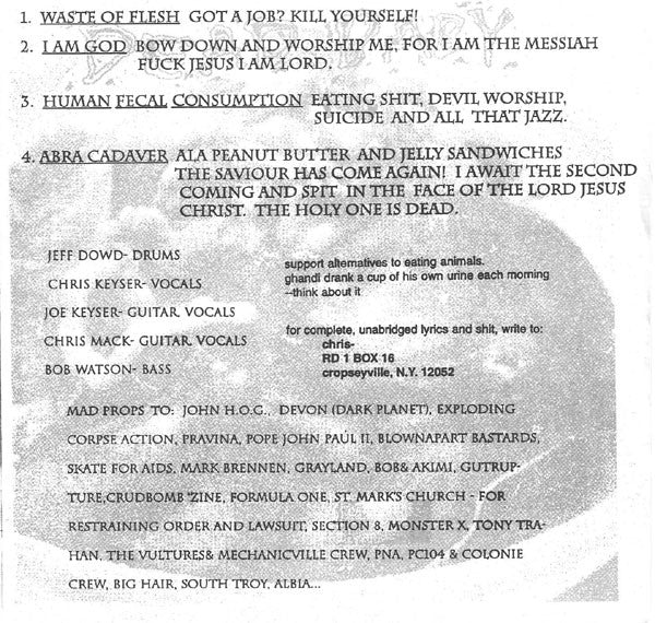 Exploding Corpse Action / Dead Baby : Excerpts From The Compendium Of Alien Atrocities / Dead Baby (7", Ltd)