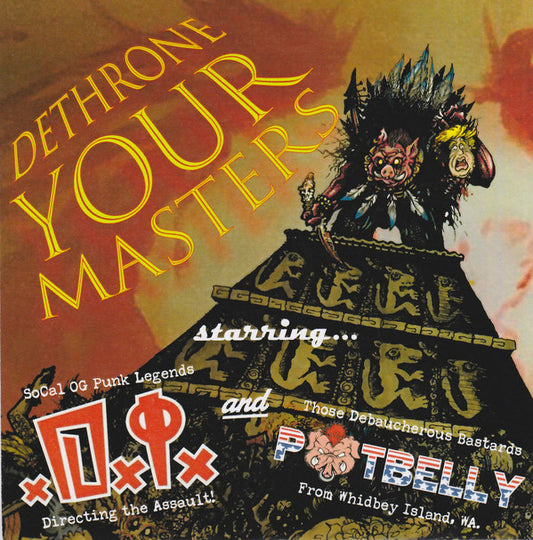 D.I. And Potbelly : Dethrone Your Masters (7", EP, Pur)