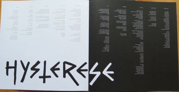 Hysterese : Hysterese (LP, Album, RP, Bla)