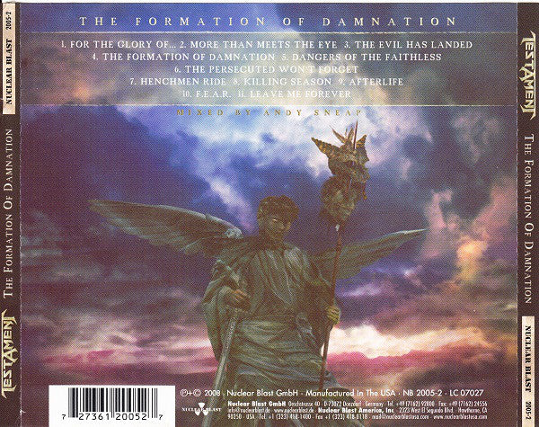 Testament (2) : The Formation Of Damnation (CD, Album)