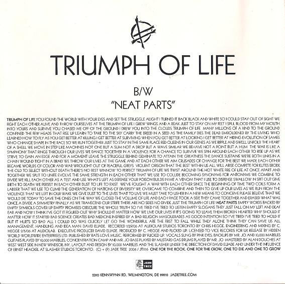 Fucked Up : Triumph Of Life (7", EP, Pin)