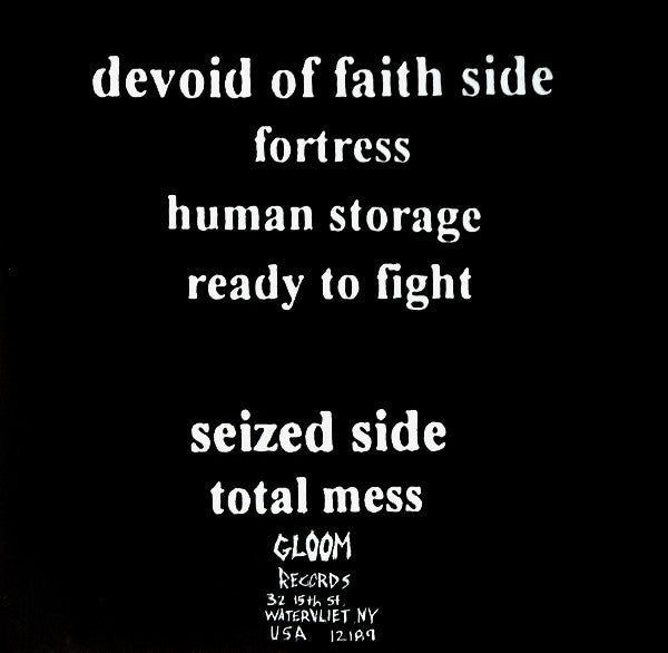 Devoid Of Faith / Seized : Split E.P. (7", EP)
