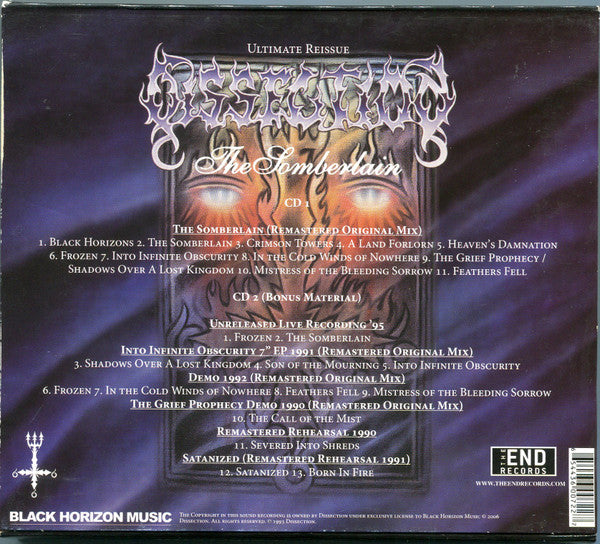 Dissection : The Somberlain (CD, Album + CD + RE, RM, Ult)