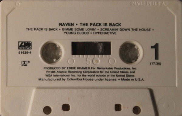 Raven (6) : The Pack Is Back (Cass, Album, Club, Col)