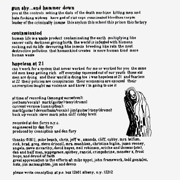Conniption / Half Man : Conniption / Half Man (7")
