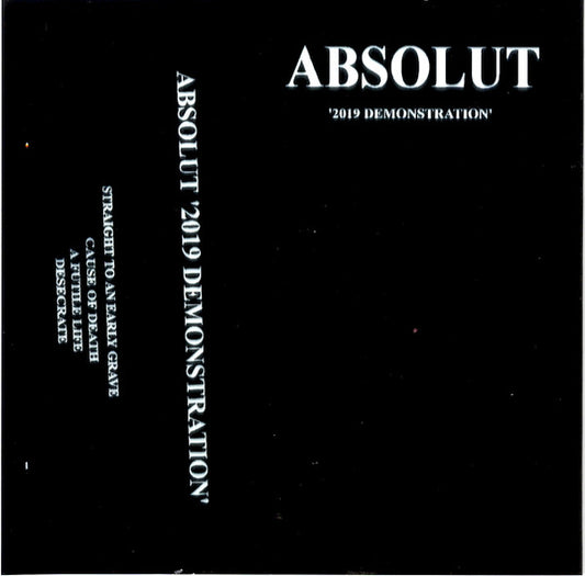 Absolut (7) : '2019 Demonstration' (Cass, S/Sided)