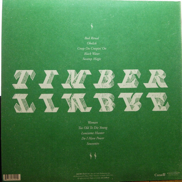 Timber Timbre : Creep On Creepin' On (LP, Album, Gre)