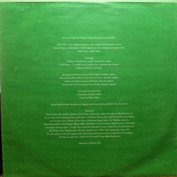 Timber Timbre : Creep On Creepin' On (LP, Album, Gre)
