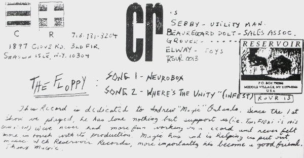 C.R. : The Floppy (Flexi, 7", S/Sided)