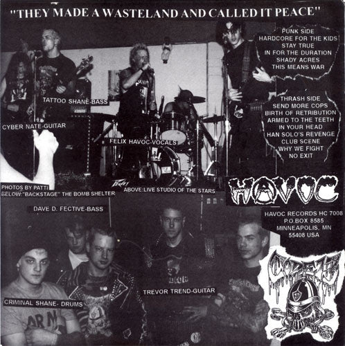 Code XIII* : They Made A Wasteland And Called It Peace (7", Gre)
