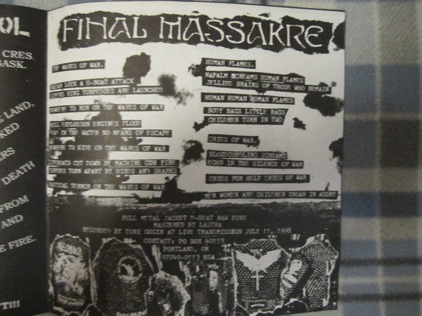 Decontrol (3) / Final Massakre : Vision Of Death / Waves Of War (7", Num, W/Lbl)