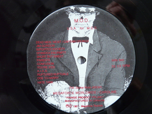 Method Of Destruction : U.S.A. For M.O.D. (LP, Album)