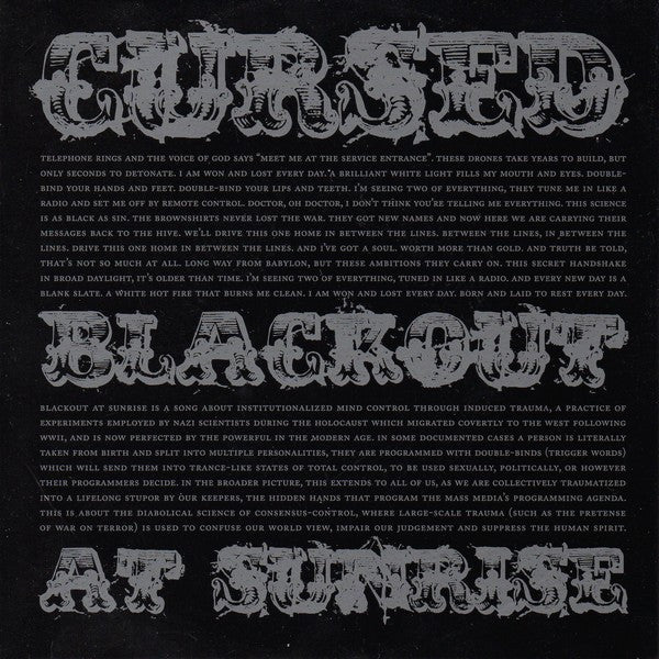 Cursed (2) : Blackout At Sunrise (7", Pic)