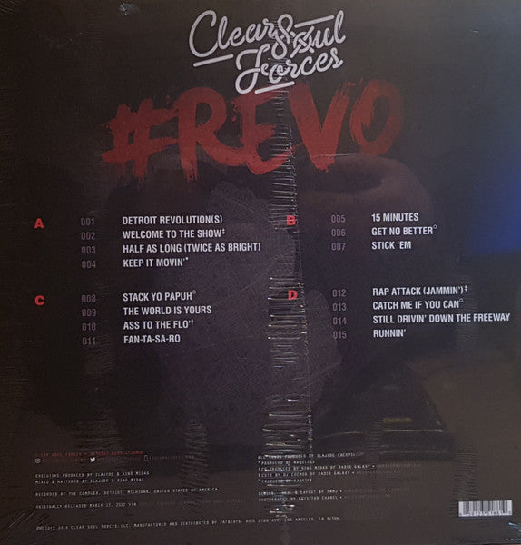 Clear Soul Forces : Detroit Revolution​(​s) (2xLP, Album, Ltd, RE)