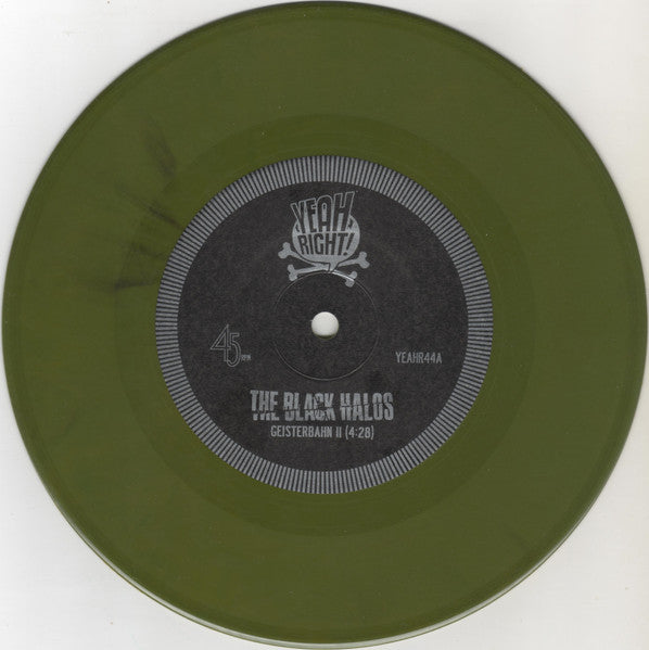 The Black Halos : Geisterbahn II / Tandem Drown (7", Single, Ltd, Gre)